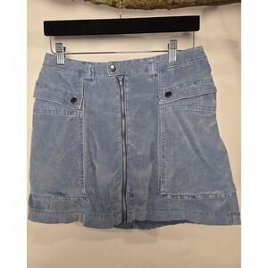 Free People Cargo Corduroy Mini Skirt Size 8